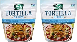 Fresh Gourmet Tortilla Strips, Lightly Salted 3.5 Ounce (Pack of 2)