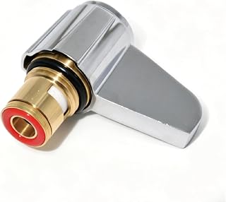 Hot Ceramic Cartridge Assembly Fit for T&S Brass Faucets | Hot Ceramic Cartridge Assembly with Handle & Fixing Screws
