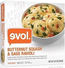 Evol Butternut Squash and Sage Ravioli, 8.13 Ounce -- 8 per case.