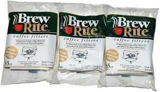 Brew Rite Rockline Wrap Around Percolator Coffee Filters (Pack of 3) 1-pack, Made In USA