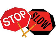 NMC One Double Sided Stop/Slow Sign Safe-T-Paddle