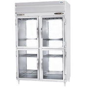 Beverage-Air P Series - Top Mount - Pass Thru Refrigerator- Two Section - Half Glass Doors by Beverage Air – 49.7 cubic_feet, Model PRD2HC-1BHG