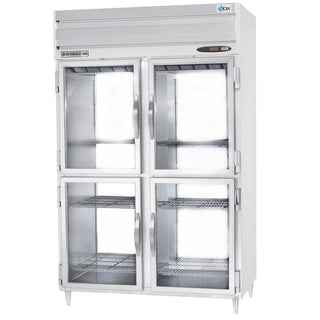 Beverage-Air P Series - Top Mount - Pass Thru Refrigerator- Two Section - Half Glass Doors by Beverage Air – 49.7 cubic_feet, Model PRD2HC-1BHG