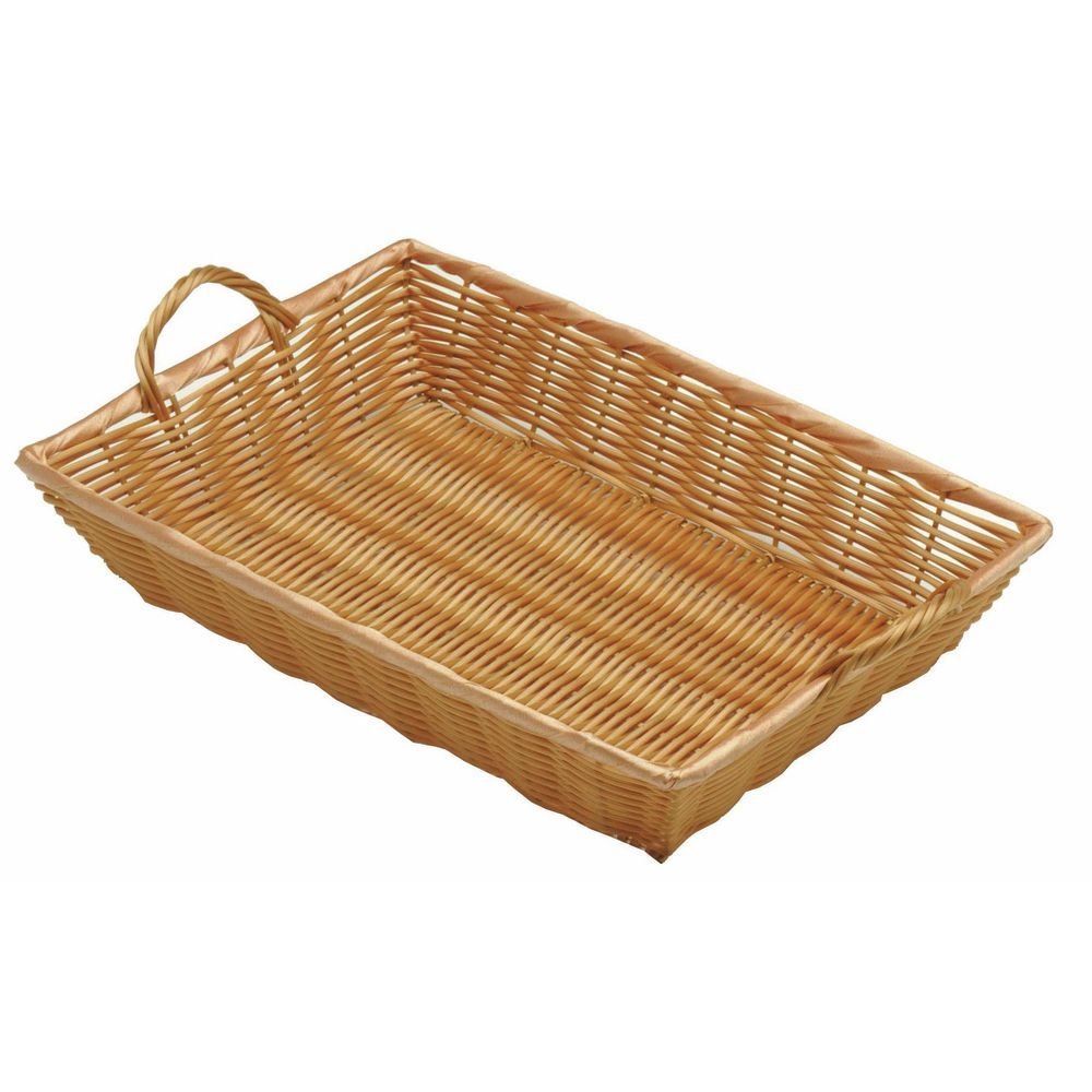 HUBERT Natural / 16"Lx11"Wx3"H / Modern Shelf Baskets