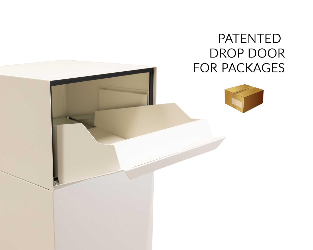 dVault Sand / 19"L x 19"W x 40"H / Industrial Package Drop Boxes & Lockers
