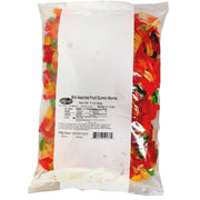 Albanese Mini Assorted Fruit Gummi Worms by T.R. Toppers – 80 Ounce, Pack of 4