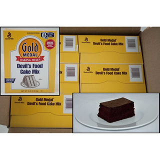Gold Medal Devils Food Cake Mixes 6 Case 5 Pound by General Mills – 5 lb, Pack of 6