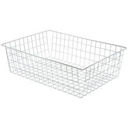 Bagel Basket Rectangular Chrome Plated Wire- 14 5/16 L x 20 1/4 W x 6 1/8 H by WIRECRAFT MANUFACTURING COMPANY – Wire, Chrome, Model WCH0179