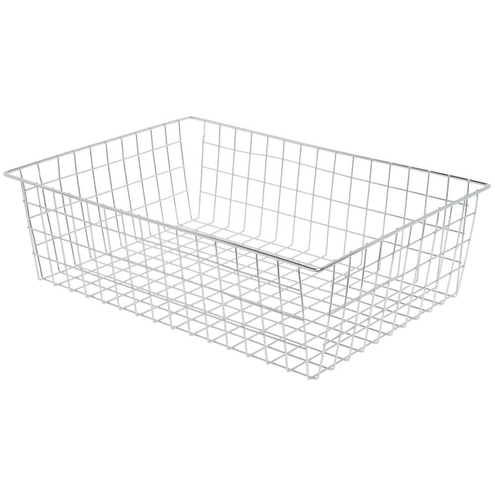 Bagel Basket Rectangular Chrome Plated Wire- 14 5/16 L x 20 1/4 W x 6 1/8 H by WIRECRAFT MANUFACTURING COMPANY – Wire, Chrome, Model WCH0179