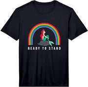Disney The Little Mermaid Ariel Rainbow Ready to Stand Performance T-Shirt