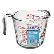 16 Oz Measuring Cup by Anchor Hocking – 16 ounces, Glass, Clear, Model 55177OL13