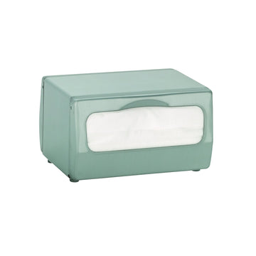 TT-MINI-BS Countertop napkin dispenser by DISPENSE-RITE – small, Stainless Steel, Silver, Model CT-MINI-BS