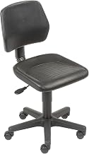 Global Industrial Industrial Mid Back Task Chair, Polyurethane, Black