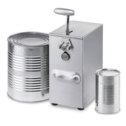 Two-Speed Tabletop Electric Can Opener - 115V by Edlund – 8.75 inches (W) x 12.25 inches (H), Stainless Steel, Silver
