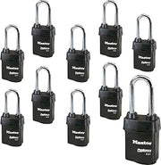 Master Lock Ten (10) High Security Pro Series Padlocks w/20 Keys, 6121NKALJ-10 w/BumpStop Technology