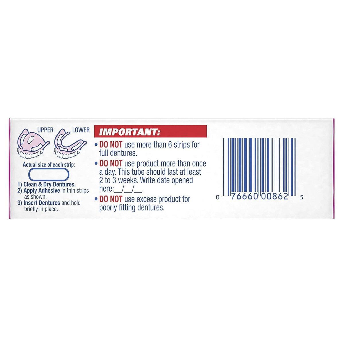Denture Adhesive Cream Original 0.75 oz (Pack of 11) by Fixodent – Pack of 11, Model PPAX1164640