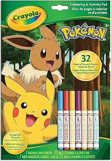 Crayola Colouring & Activity Book - Pokemon