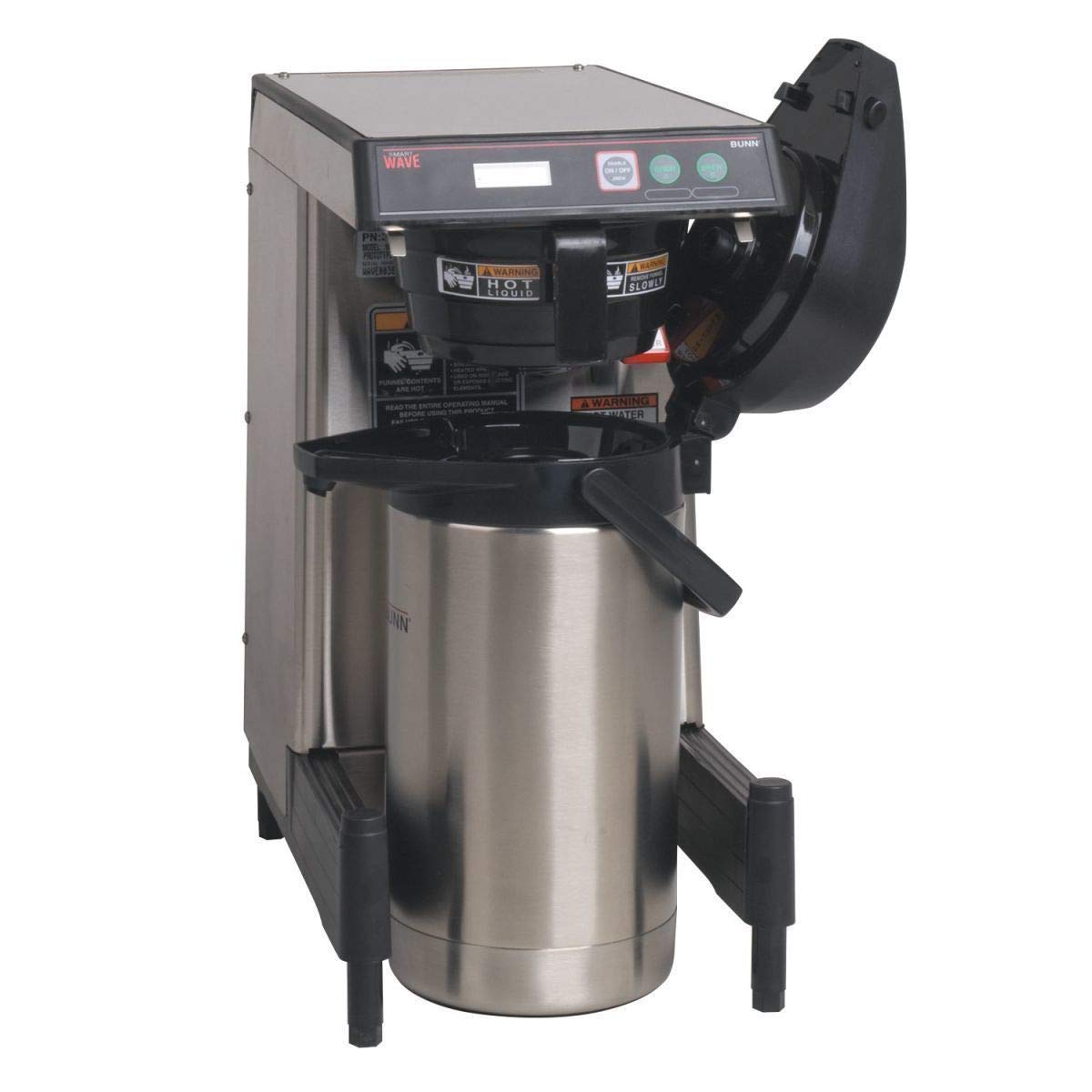 39900.0005 WAVE15-APS Thermal Server Coffee Brewer by Bunn – One Size, 1.9 liters, Stainless Steel, Black/Stainless, Model 39900-0005