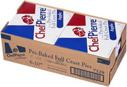 Sara Lee Chef Pierre Pre Baked Apple Full Crust Pie, 10 inch - 6 per case.