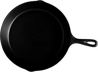 Elite Global Solutions MFP14-B Faux Cast Iron Fry Pan, 12" Dia. x 2" h., Melamine, Black (Pack of 2)