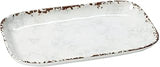 G.E.T. CS-117-FM Melamine Rectangular Serving Platter, 12" x 7.5", French Mill, Large, Set of 12