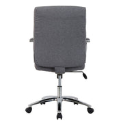 High Back Fabric Task Chair by Global Industrial – Textile, Gray, Model 81157M
