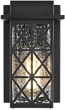 Wildey One Light Outdoor Wall Sconce Black