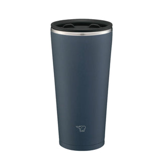Stainless Steel Tumbler with Lid by Zojirushi – 15.2 Ounces, 450.0 milliliters, Stainless Steel, Slate Black, Model SX-FA45-BM