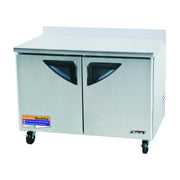 12 cu. ft. Super Deluxe Series Worktop Refrigerator with Efficient Refrigeration System Hot Gas Condensate System High Density PU Insulation and Stainless Shelves: Stainless Steel
