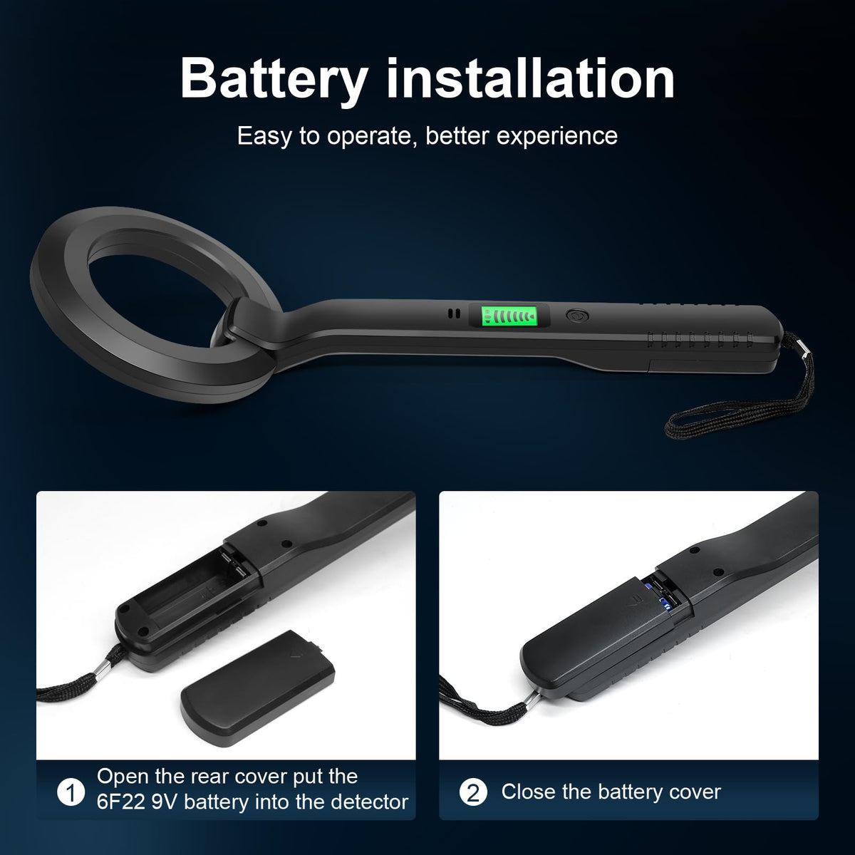 Professional Metal Detectors Efficient Metal Detectors Detecting Device 9V Sound & Detection Detectos by YWLUUOO – Multicolor, Model YWLUUOO