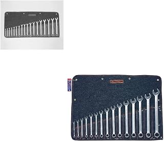 Wright Tool 758 18 Pc. Combination Wrench 7mm-24mm, 12 Pt w/ 715 15 Pc. Set