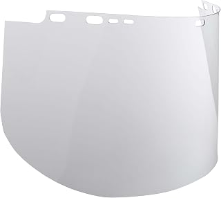 Jackson Safety F30 Acetate Face Shield, 9" x 19.5", Clear, Reusable Face Protection, 12 Shields/Case, 29083