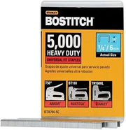 Bostitch BTA704-5C Heavy Duty Domestic Use Staples, 1/4 x 2/5-Inch, 5000-Pack