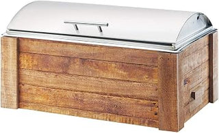 Cal-Mil 3429-99 Mission Chafer, 13.5" Height, 23" Width, 14.5" Length, Stainless Steel