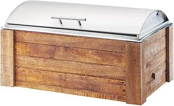 Cal-Mil 3429-99 Mission Chafer, 13.5" Height, 23" Width, 14.5" Length, Stainless Steel