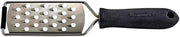 Winco 10" Black Grater with Large Holes, Soft Grip Handle