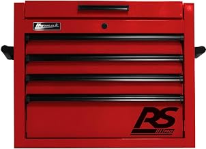Homak RS Pro 27in. 4-Drawer Top Chest with Outlet, Red, Model# RD02027401