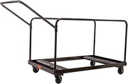 Global Industrial Table Cart for 48" and 60" Round Folding Tables, 10 Table Capacity
