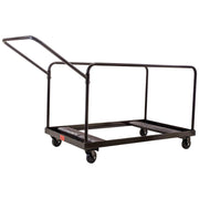 Table Cart for 48" and 60" Round Folding Tables by Global Industrial – 48 inches x 28 inches x 39 inches, Alloy Steel, Brown, Model INT-DY-60R
