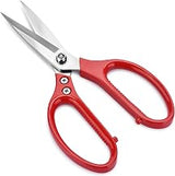 8.5" Scissors All Purpose Heavy Duty Scissors for Office School Home Ultra-Sharp Fabric Scissors Cutting Paper DIY Craft Stainless Steel Blades Comfort Grip Handles, Left & Right Handed Cbfoeyk