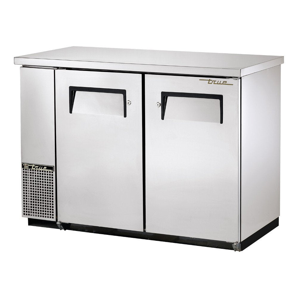 Solid Swing Door Back Bar Cooler by TRUE – Model TBB-24-48-S