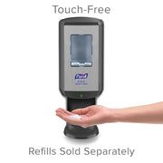 CS6 Automatic Hand Sanitizer Dispenser by Purell – 1200 mL, Durable ABS Plastic (recycling code number 7)., Graphite, Model 6524-01