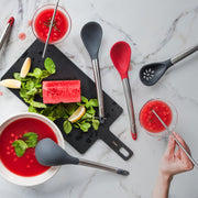 Silicone Spoon by Cuisipro – Medium, Silicone, Red, Model 7112503