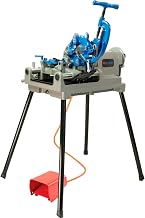 Global Industrial Electric Pipe Threading Machine w/Automatic Die Head, 1/2", 2" Capacity
