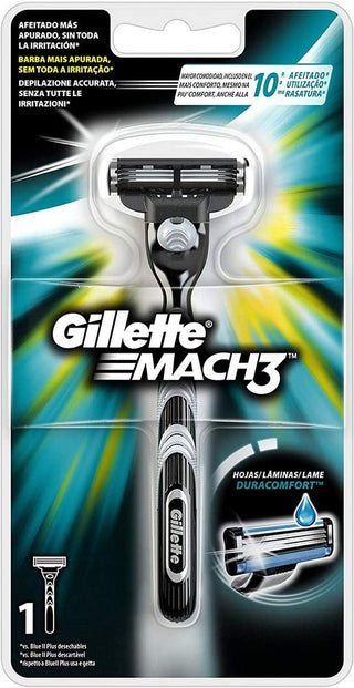 Mach3 Men's Razor by Gillette – 1 Count (Pack of 1), Stainless Steel