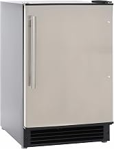 Maxx Ice MIMC15C, Countertop or Built-in Ice Maker, 15 lbs, in Stainless Steel