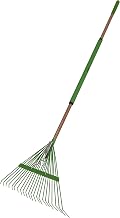 AMES 20201033 Steel Tine Leaf Rake with Hardwood/Steel Handle, 22 Tines
