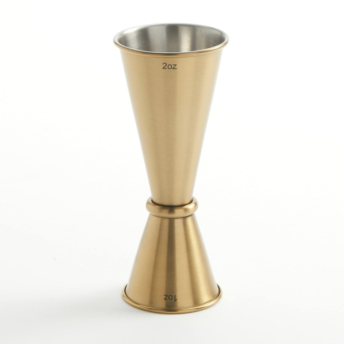 Jigger, Gold, 1 X 2 oz. by American Metalcraft – Stainless Steel, Gold, Model JGG5