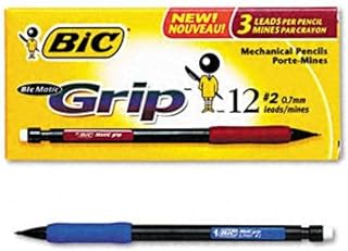Matic Grip Mechanical Pencil PENCIL,BICMATIC,GRP,.7,BK K62061B (Pack of15)