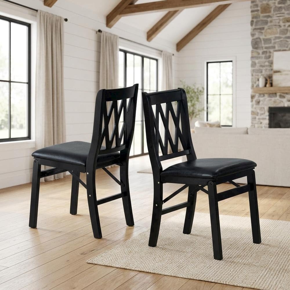 Furnifact Black / 2 Chairs